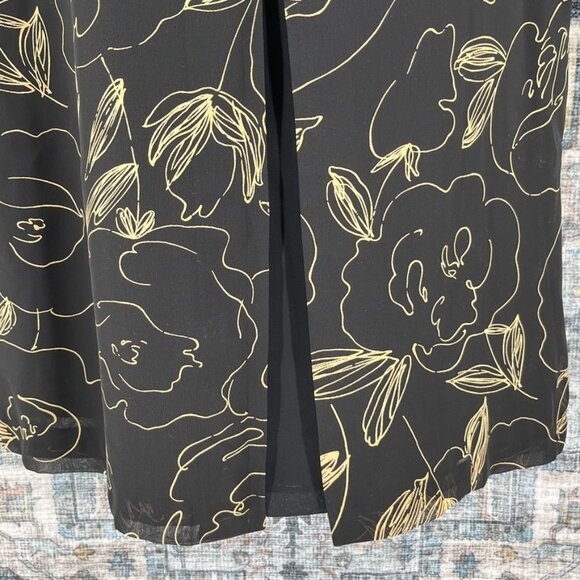 Evan-Picone Jacket Dress Size 8 Vintage Black Gold  Knee Length Classic - Picture 5 of 12